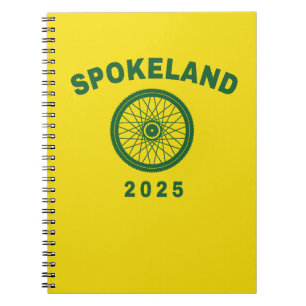 Spokeland Oakland Cycling Californian Cyclist Notebook