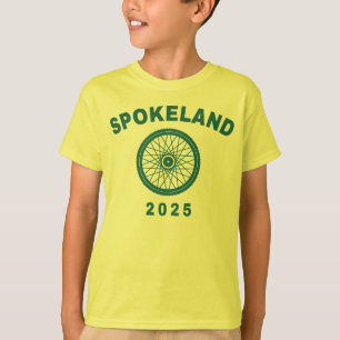 Spokeland Oakland Cycling Californian Cyclist T-Shirt