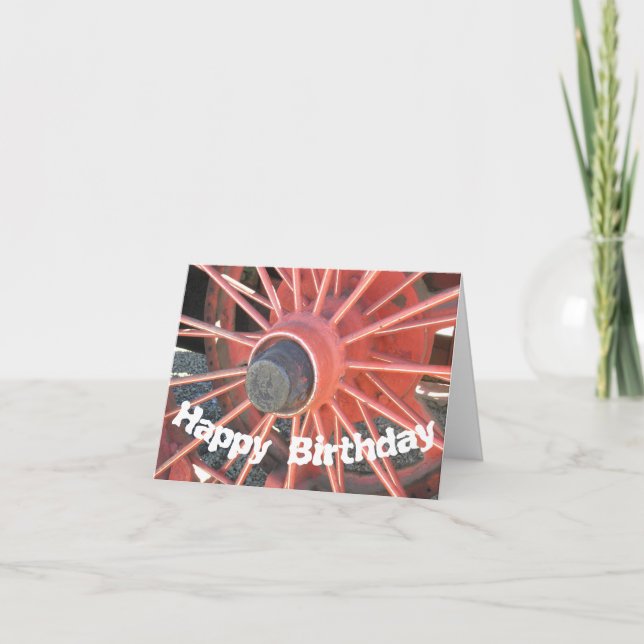 Spokes Birthday Card (Front)