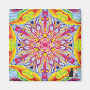 Spokes Kaleidoscope Magnet