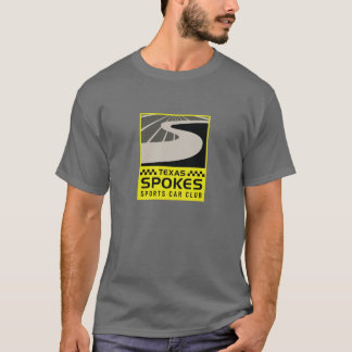 Spokes Logo Grey T-Shirt: Men T-Shirt