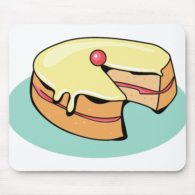 Sponge Cake Mouse Mat (Front)