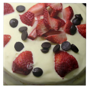 Sponge cake tile