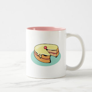 Sponge Cake Two-Tone Coffee Mug