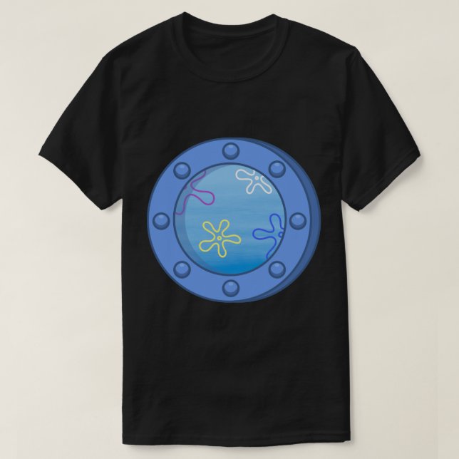 spongebob porthole (sky)  T-Shirt (Design Front)