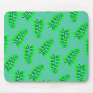 Sponged Foliage Pattern Mouse Mat