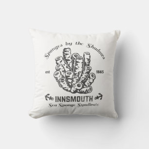 Sponges by the Shadows Innsmouth Cushion