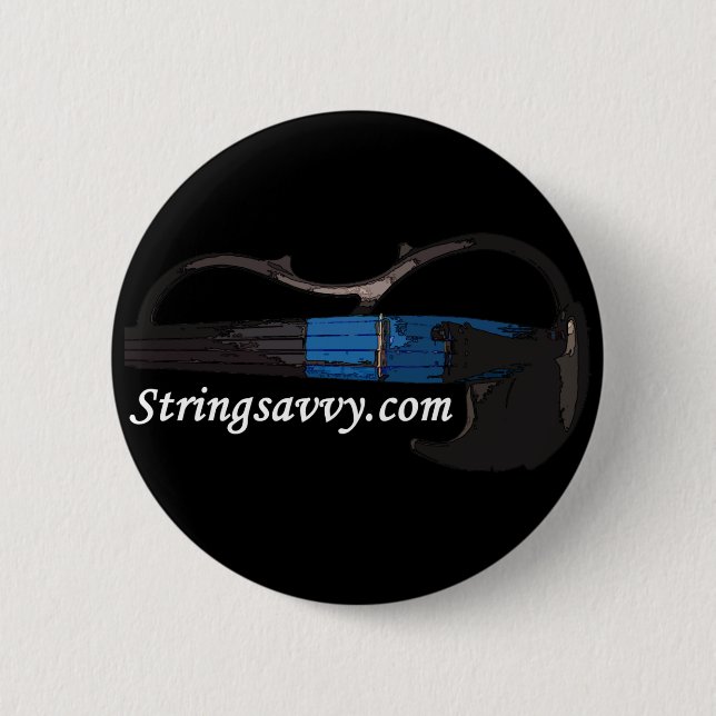 Sponsored Electric Violin Button (Front)