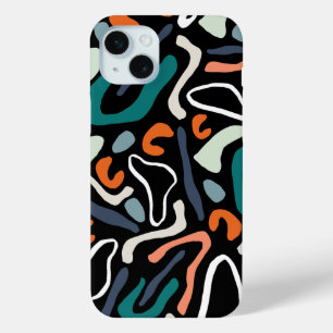 Spontaneous Colourful Pattern iPhone 15 Mini Case