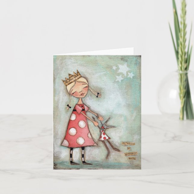 Spontaneous DAncing - Note Card (Front)