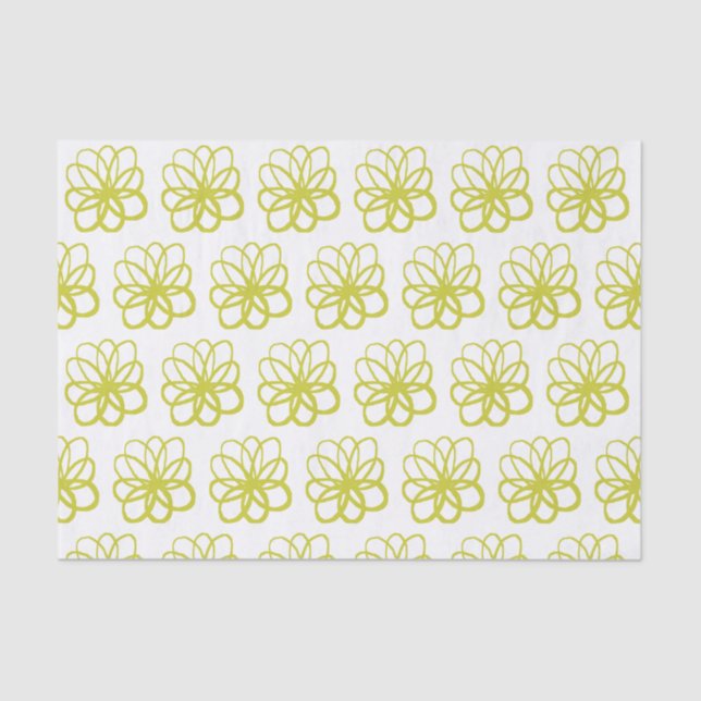 Spontaneous Flower - Banana Yellow Tissue Paper (Front)