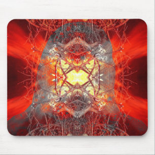 Spontaneous human combustion mouse mat