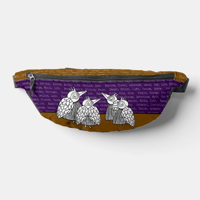 Spontaneous Words Print Cut Sew Bag (Lay Down)