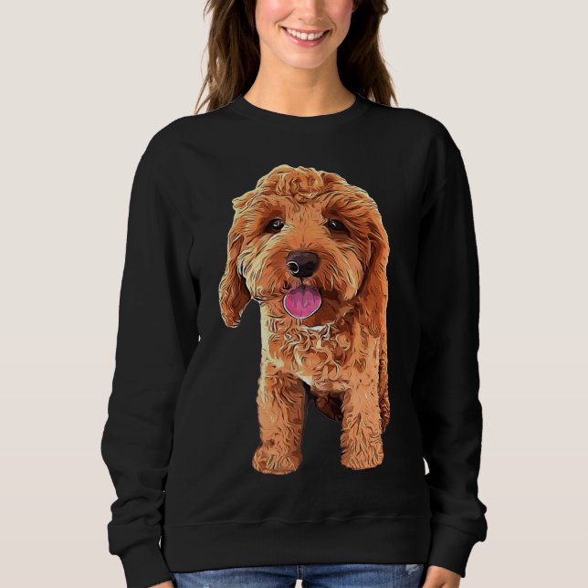 Spoodle Cockapoo Cavapoo Golden Doodle Beauty Sweatshirt (Front)