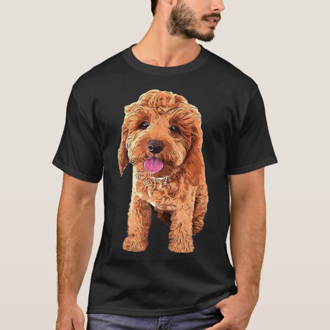Spoodle Cockapoo Cavapoo Golden Doodle Beauty T-Shirt (Front)