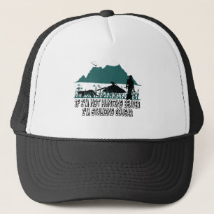 Spoof cougar hunter trucker hat