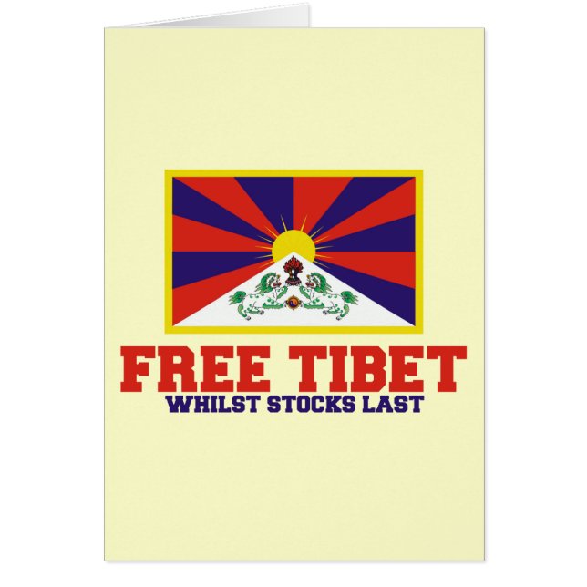 Spoof free Tibet (Front)