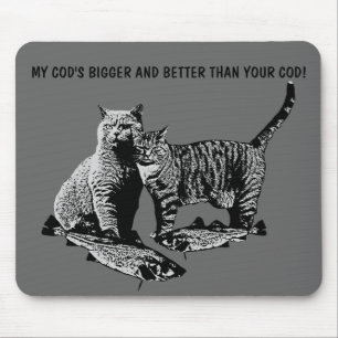 Spoof God Mouse Mat