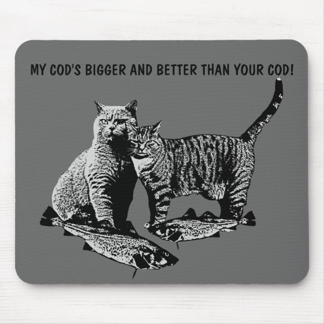 Spoof God Mouse Mat (Front)