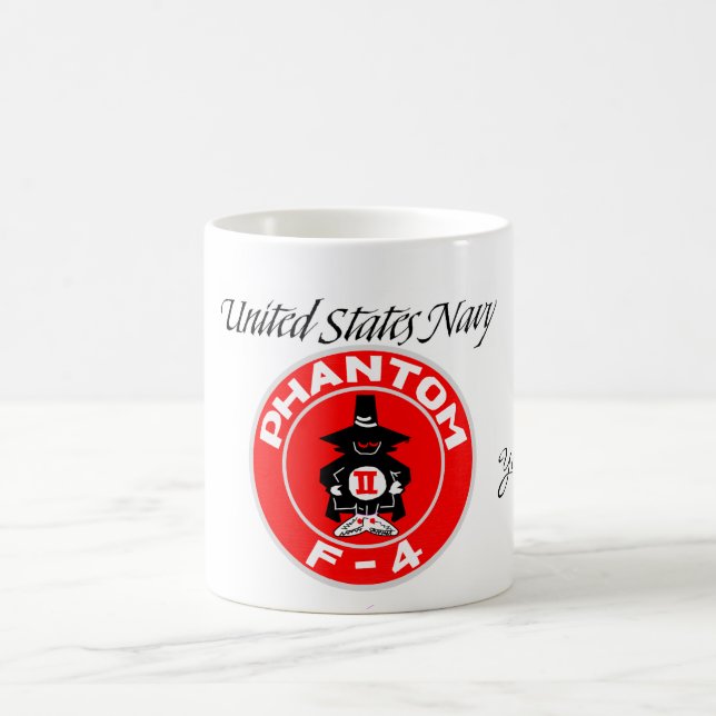 SPOOK PATCH, F-4, "Phantom" Coffee Mug (Center)