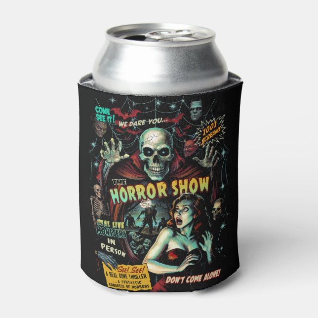 Spook Show Horror Can Cooler (Can Front)