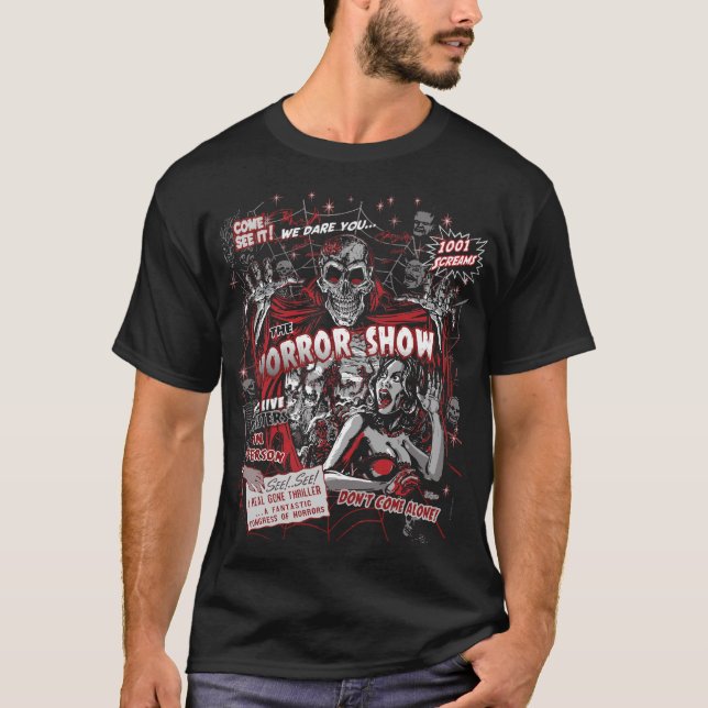 Spook Show Horror Red Variant Unisex T-Shirt (Front)