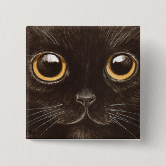 Spookie the Cat 15 Cm Square Badge