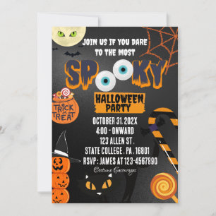 SPOOKIEST HALLOWEEN PARTY Invitation