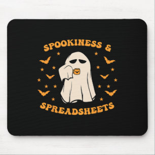 Spookiness And Spreadsheets Halloween Accountant B Mouse Mat