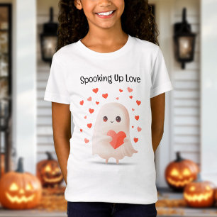 Spooking Up Love Cute Ghost Halloween T-Shirt