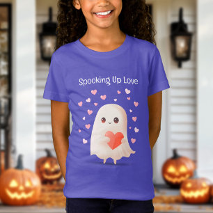 Spooking Up Love Cute Ghost Halloween T-Shirt
