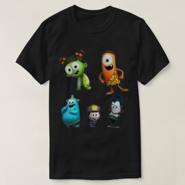 Spookiz - halloween Sticker T-Shirt (Design Front)