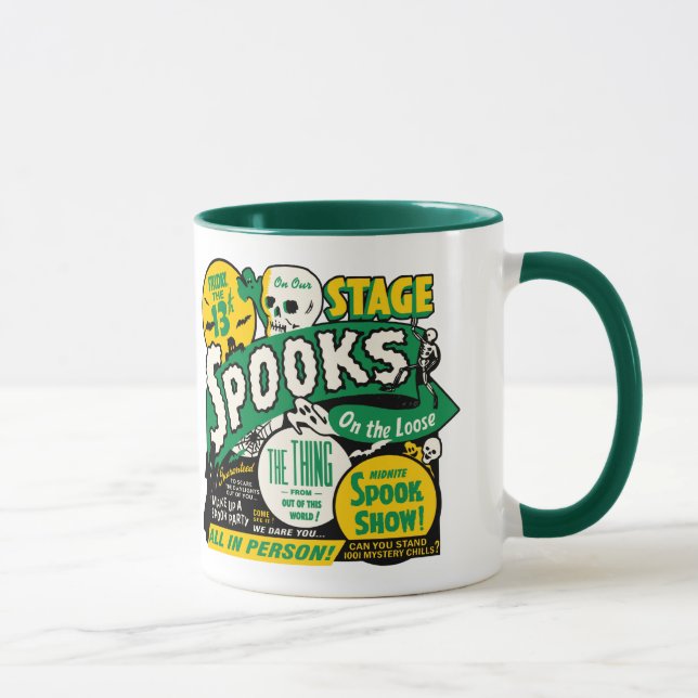 Spookshow Poster Art - Spooks On The Loose Mug (Right)