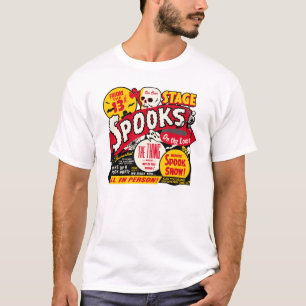 Spookshow Poster Art - Spooks On The Loose T-Shirt