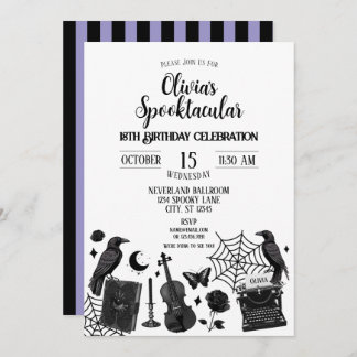 Spooktacular Birthday Party Invitation