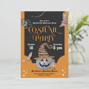 Spooktacular Costume Halloween Party Invitation