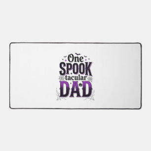 Spooktacular Dad Halloween Vintage Vector Design_1 Desk Mat