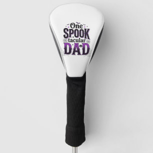 Spooktacular Dad Halloween Vintage Vector Design_1 Golf Head Cover