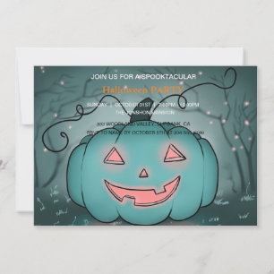 Spooktacular Dark Haunted House Halloween Party  I Invitation