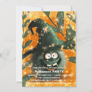 Spooktacular Dark Haunted House Halloween Party  I Invitation