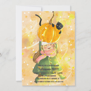 Spooktacular Dark Haunted House Halloween Party  I Invitation