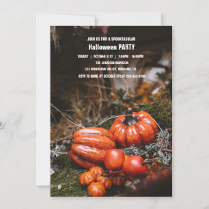 Spooktacular Dark Haunted House Halloween Party  I Invitation