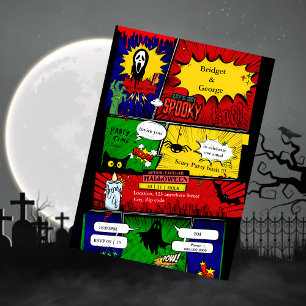 spooktacular ghost halloween comic story