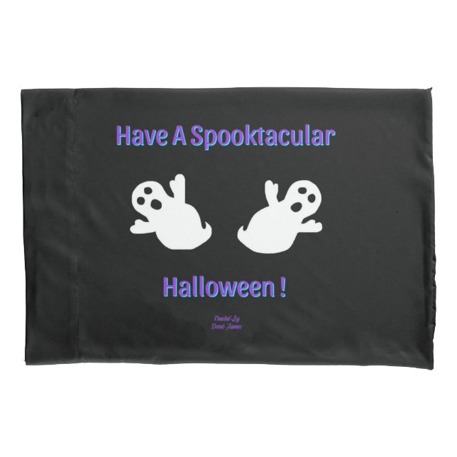 Spooktacular Ghosts Standard Pillowcase (Front)
