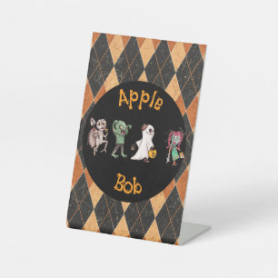  Spooktacular Halloween Bash Game Pedestal Sign