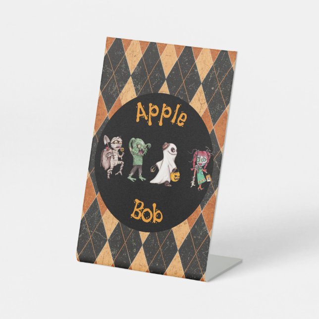  Spooktacular Halloween Bash Game Pedestal Sign (Front)