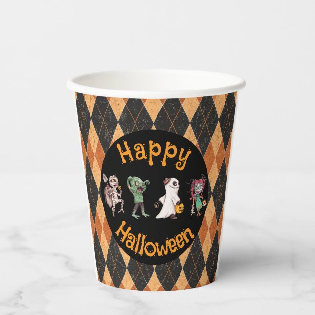 Spooktacular Halloween Bash Paper Cups (Front)
