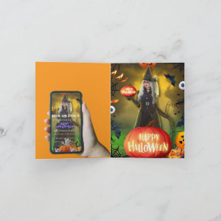 Spooktacular Halloween Birthday invitation