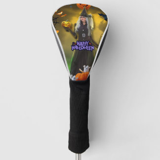 Spooktacular Halloween Birthday invitation Golf Head Cover