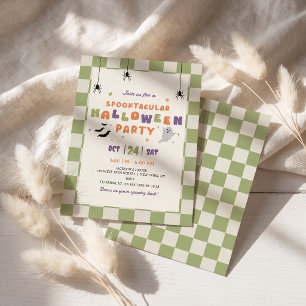 Spooktacular Halloween Colourful Party Invitation